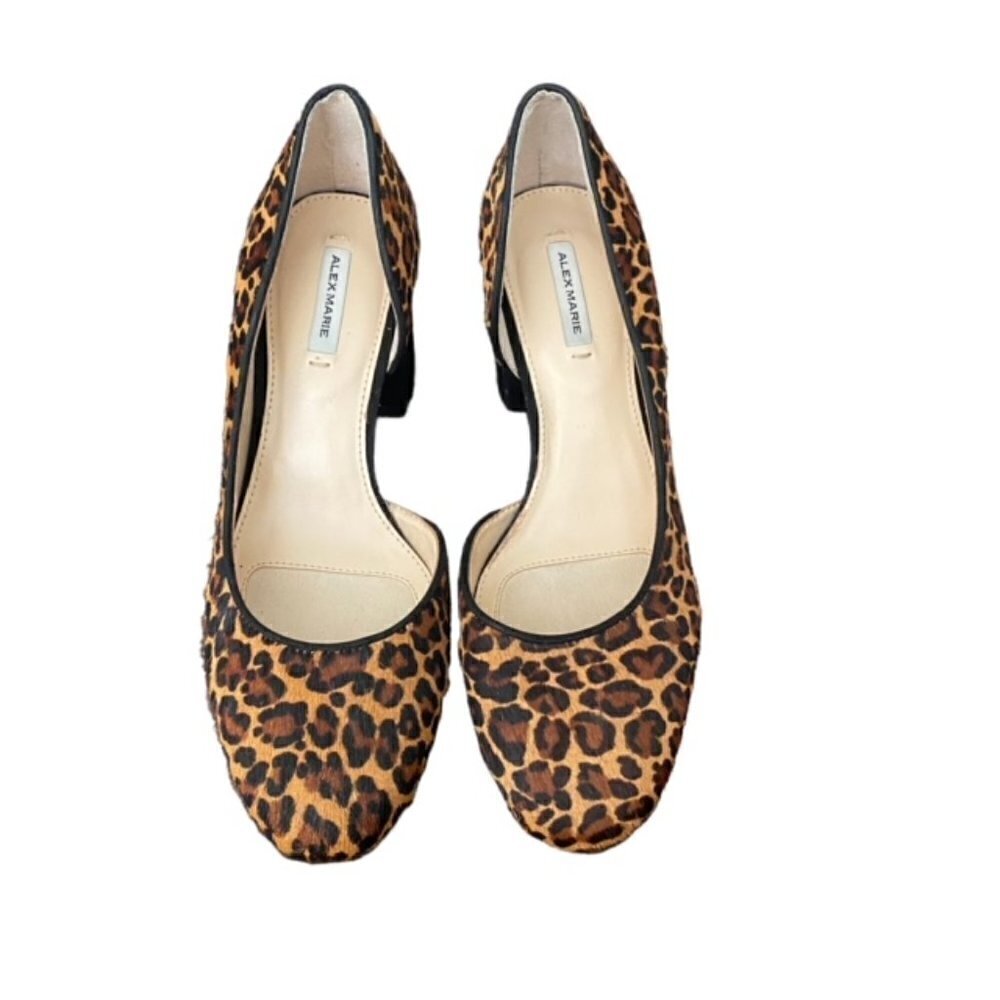 Alex Marie Martel Leopard D'Orsay Heel 5.5
